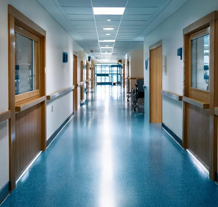 Hospital vinyl flooring