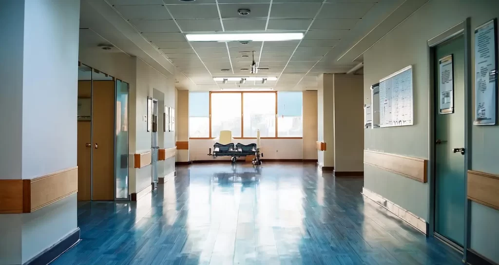 Hospital vinyl flooring