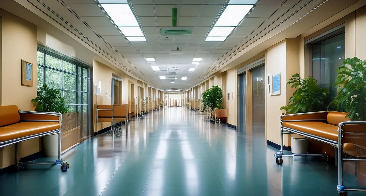 Hospital vinyl flooring