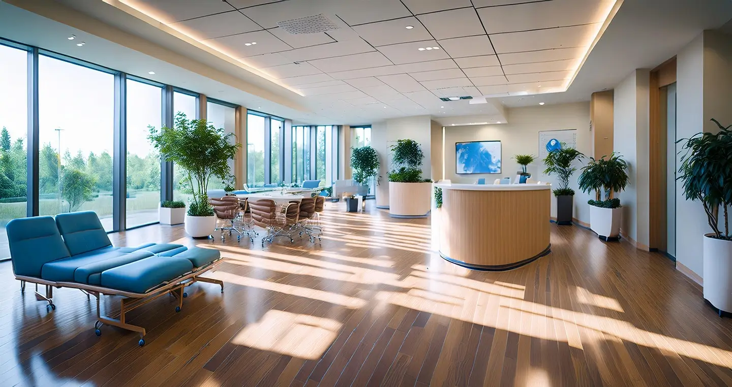 clinics vinyl flooring