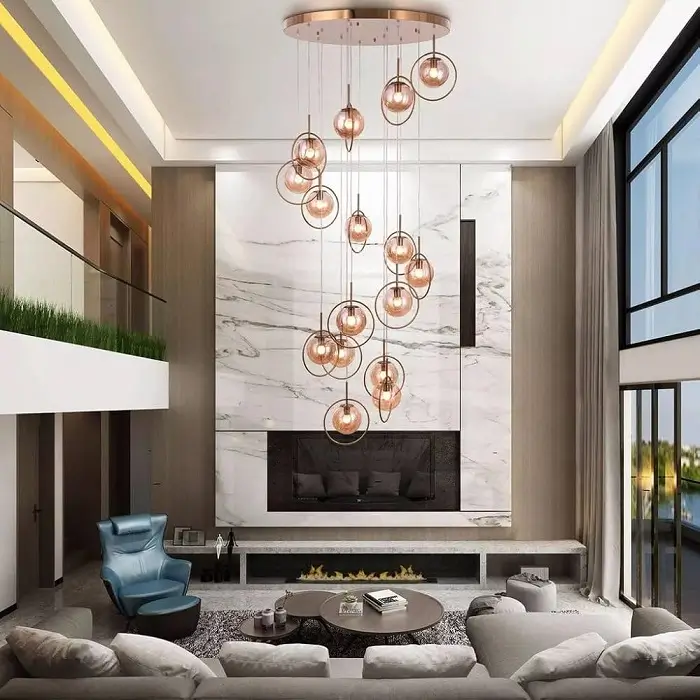 DOUBLE HEIGHT modern living rooms