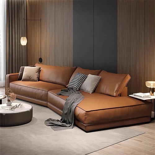 Custom Leather Sofa