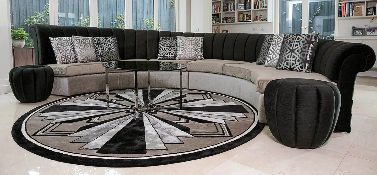 Custom Curved Sofas