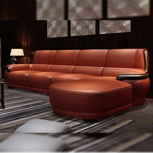 Custom Leather Sofa
