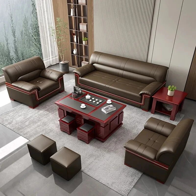 Custom Leather Sofa