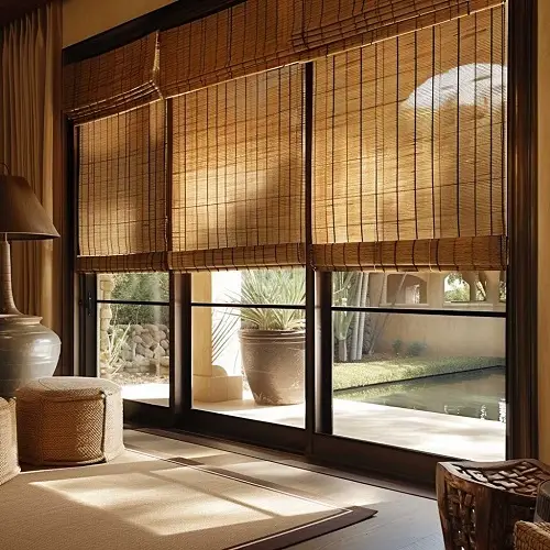 wooden blinds